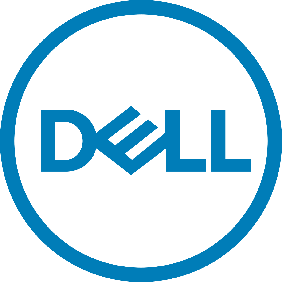 Dell Logo: Recognizable emblem of the Dell brand