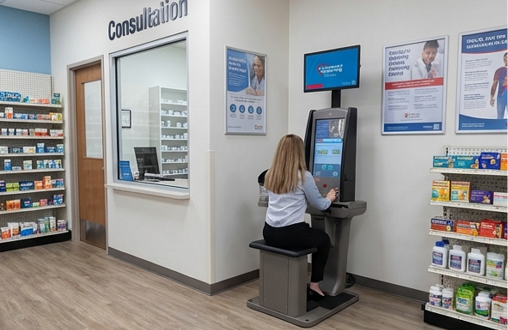 What Makes Someone Stop and Use a Health Screening Kiosk?